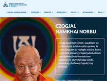 Tablet Screenshot of dzogchen.pl