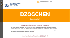 Desktop Screenshot of dzogchen.at