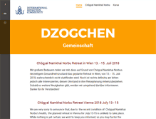 Tablet Screenshot of dzogchen.at